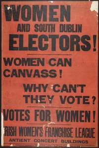 image of poster Irish Women's Franchise League